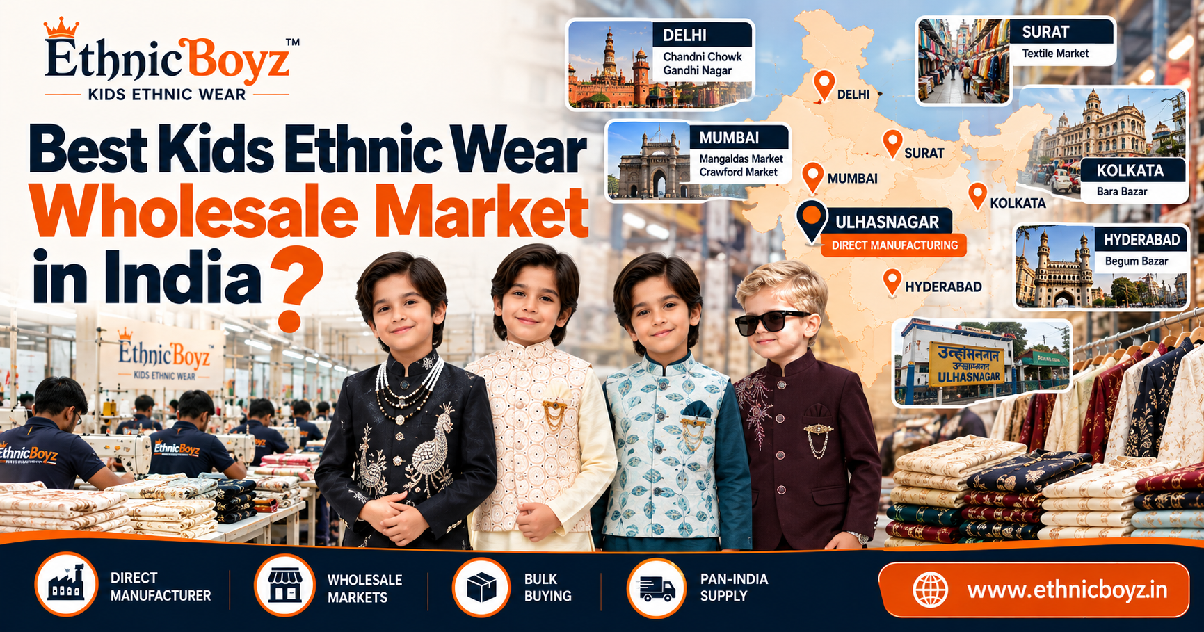 Best Kids Ethnic Wear Wholesale Market