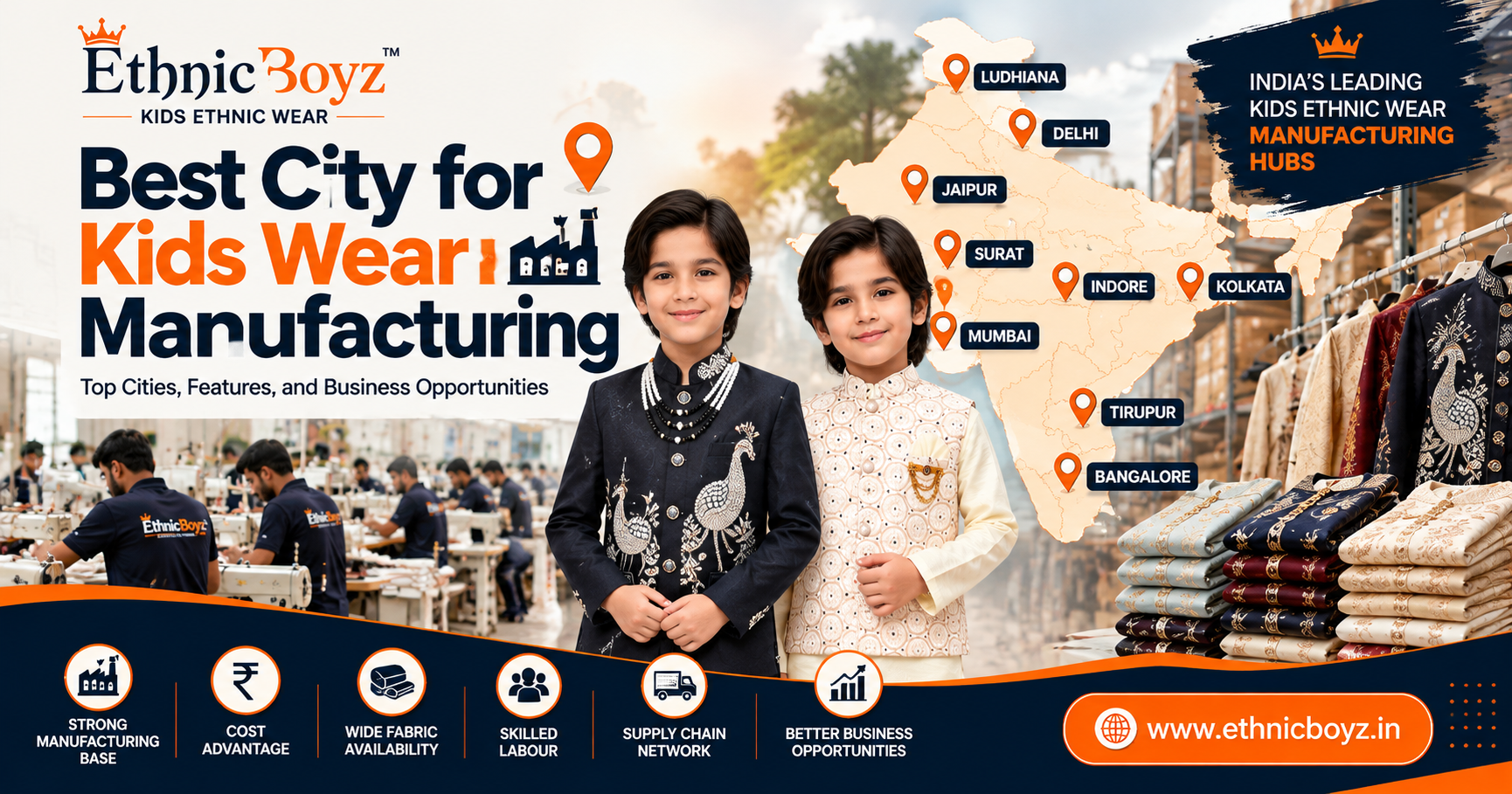 Best City for Kids Wear Manufacturing